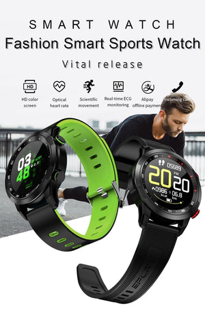 New Waterproof Full Touch IPS Screen Heart Rate Sport Fitness Tracker Smartwatch For iPhones Android - RAPBLUE