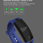 Bluetooth Wristband Fitness Tracker Heart Rate Monitor Smartwatch For iPhones Android