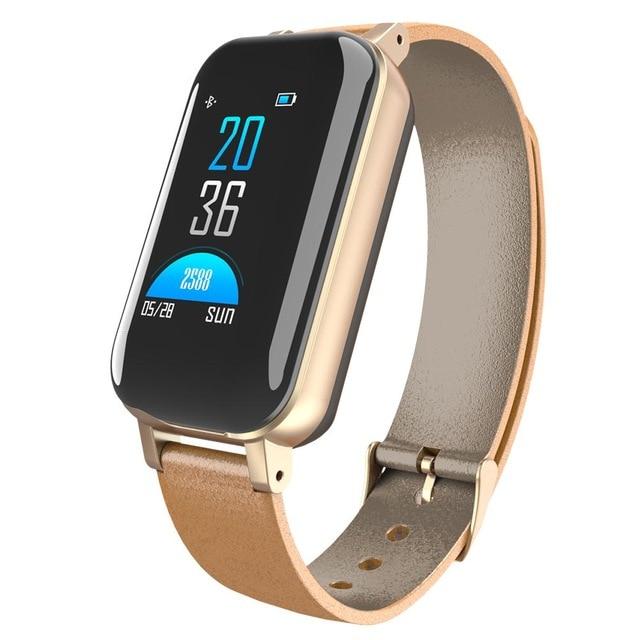 2-In-1 Smart Watch Bracelet With Heart Rate Fitness Tracker - RAPBLUE