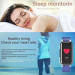 2-In-1 Smart Watch Bracelet With Heart Rate Fitness Tracker - RAPBLUE