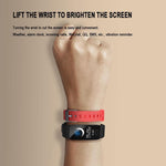 New Waterproof Heart Rate Fitness Tracker Bluetooth Digital Wristband Smartwatch - RAPBLUE