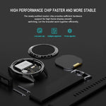 New Hybrid Heart Rate Fitness Tracker Digital Wrist Smart Watch Sports Smartwatch For iPhone Android Gifts - RAPBLUE