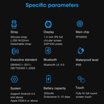 New IP68 Waterproof Heart Rate Fitness Tracker Full Touch Screen Smartwatch For iPhone Samsung Xiaomi - RAPBLUE