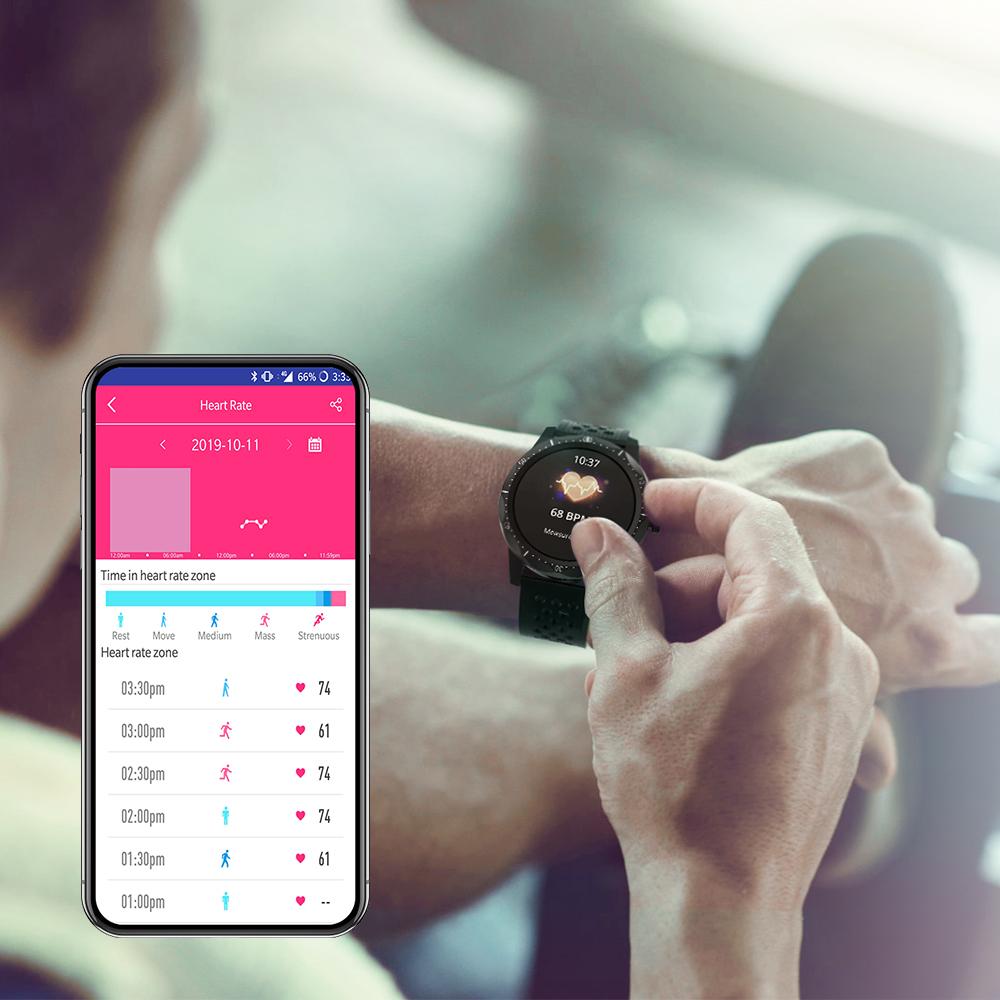 New IP68 Waterproof Heart Rate Monitor Bluetooth Sport Smartwatch For iPhone Samsung Xiaomi - RAPBLUE