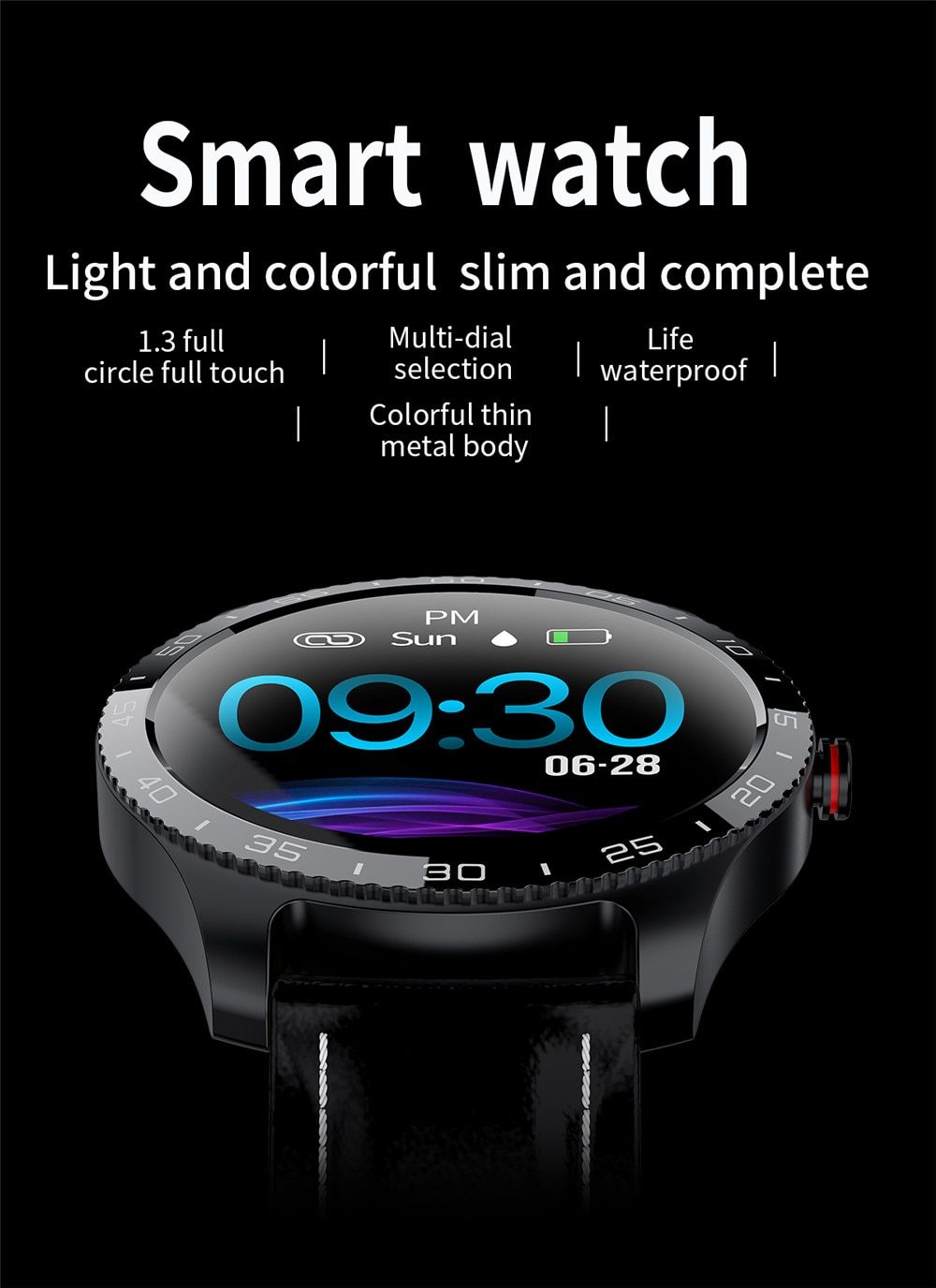 New IP67 Waterproof Heart Rate Sleep Monitor Fitness Tracker Digital Wrist Smartwatch For iPhone Samsung Xiaomi - RAPBLUE