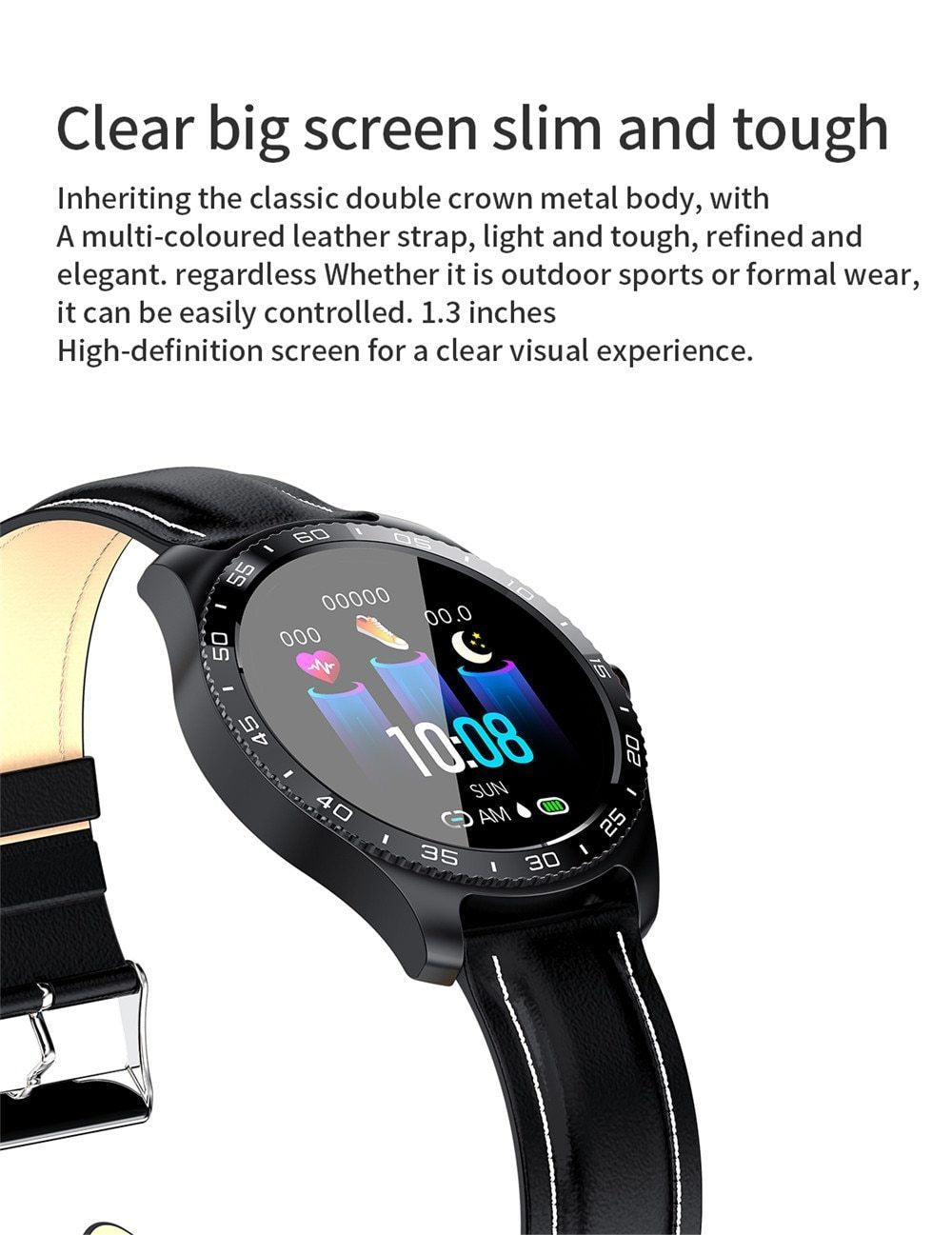 New IP67 Waterproof Heart Rate Sleep Monitor Fitness Tracker Digital Wrist Smartwatch For iPhone Samsung Xiaomi - RAPBLUE