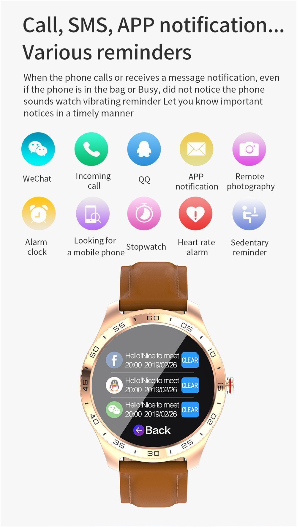 New IP67 Waterproof Heart Rate Sleep Monitor Fitness Tracker Digital Wrist Smartwatch For iPhone Samsung Xiaomi - RAPBLUE