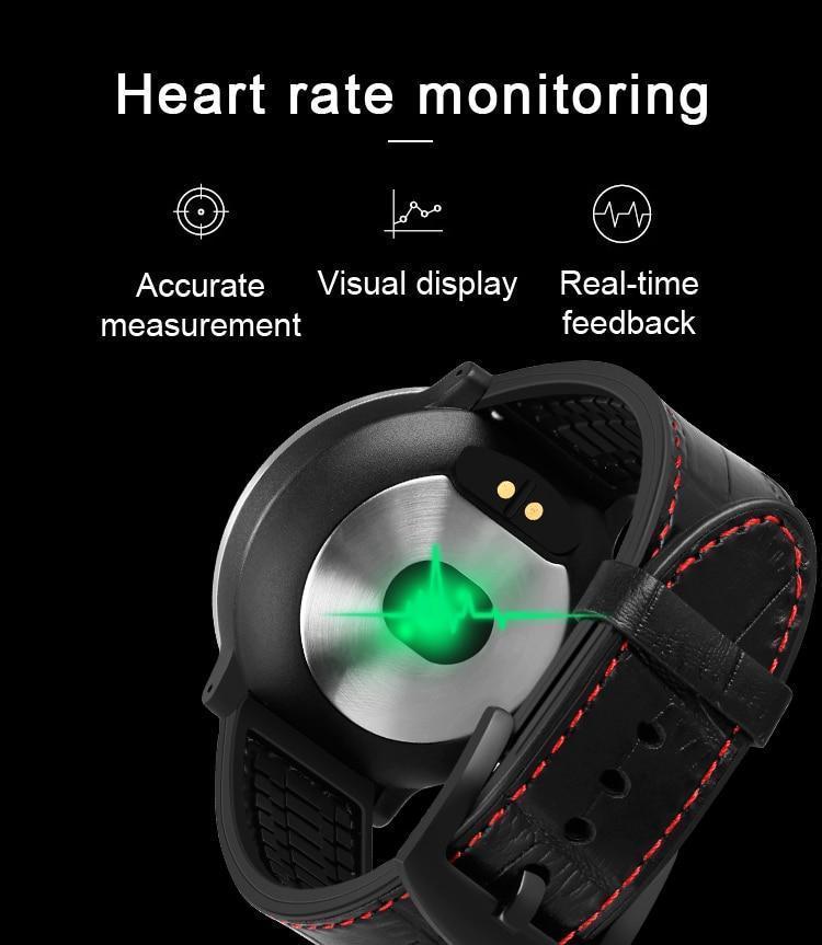 New 3D Colour Screen Heart Rate Tracker Waterproof Sport Smart Watch For iPhone Samsung