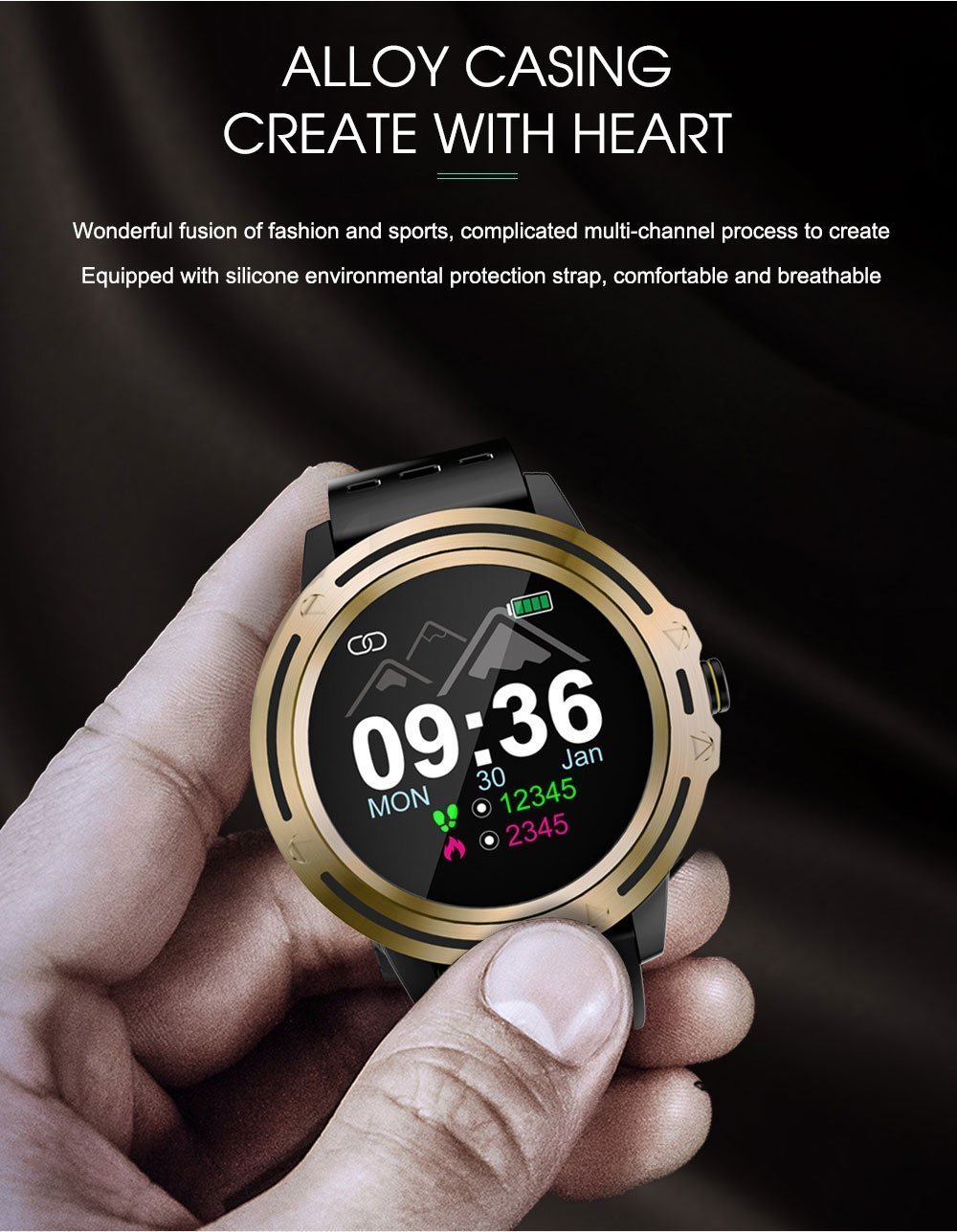 New Outdoor Sports Fitness Tracker Heart Rate Smart Watch Digital Wrist Smartwatch For iPhone Samsung Xiaomi - RAPBLUE