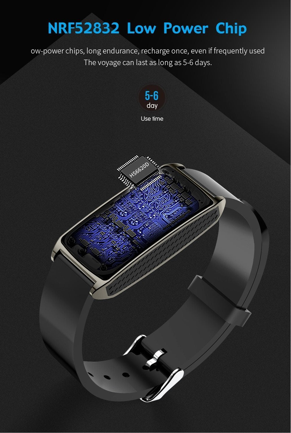 Heart Rate Fitness Tracker Smartwatch Digital Wrist For iPhone Samsung Xiaomi - RAPBLUE