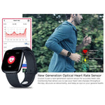 New IP67 Waterproof Heart Rate Long Battery Life IPS Colour Screen Smart Watch For Android IOS - RAPBLUE