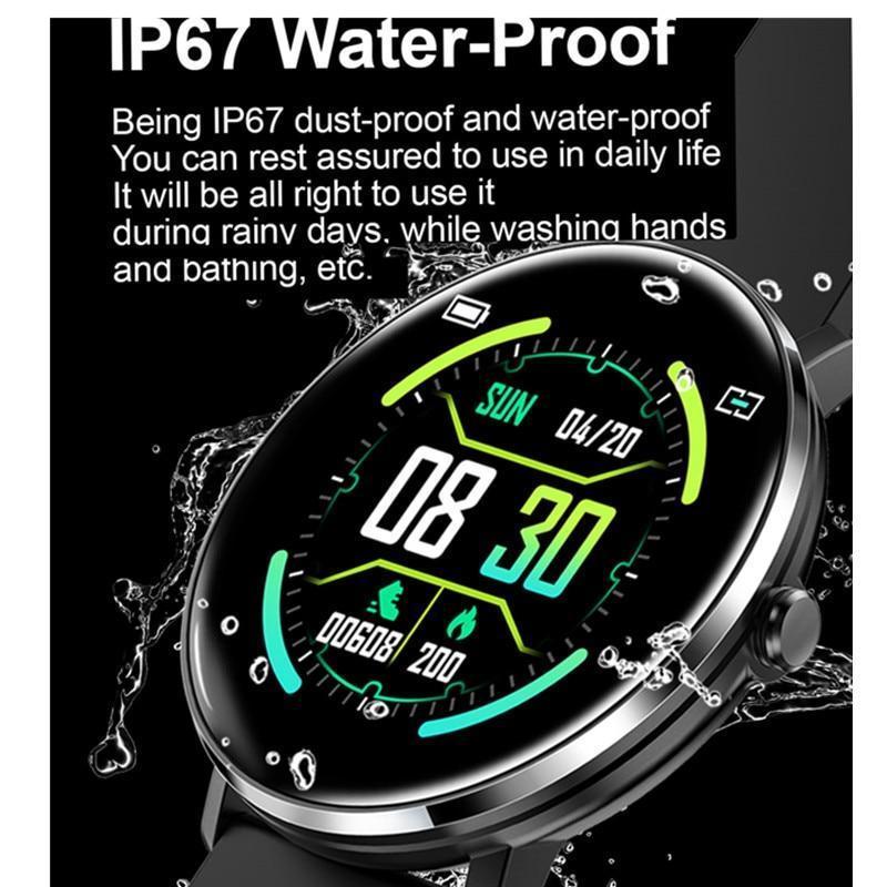 New IP67 Waterproof Heart Rate Fitness Tracker Digital Bracelet Wrist Smartwatch - RAPBLUE