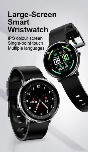 New IP67 Waterproof Heart Rate Fitness Tracker Digital Bracelet Wrist Smartwatch - RAPBLUE