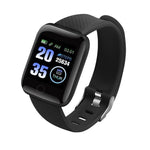 Waterproof Smartwatch 116 Plus Heart Rate Monitor Sports Watch - RAPBLUE