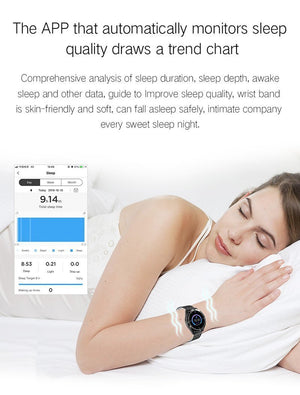 Newt Heart Rate Bracelet Fitness Tracker Waterproof Digital Wrist Smart Watch For iOS Androids - RAPBLUE