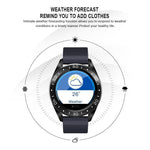 New Heart Rate Monitor IP67 Waterproof Fitness Watch With Weather Wrist Digital Smartwatch - RAPBLUE