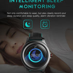 New HD Full Touch Screen IP67 Waterproof Heart Rate Fitness Tracker Digital Wrist Smartwatch - RAPBLUE