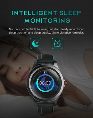 New HD Full Touch Screen IP67 Waterproof Heart Rate Fitness Tracker Digital Wrist Smartwatch - RAPBLUE