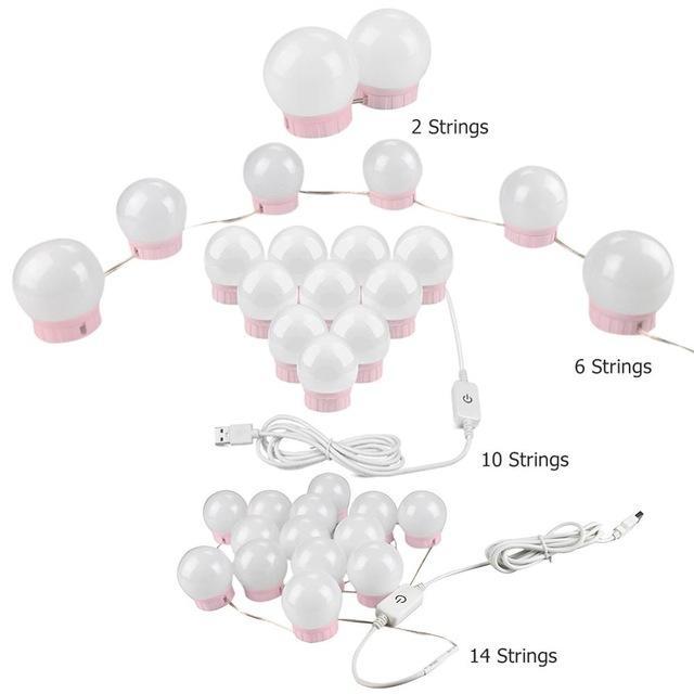 Light up Makeup Mirror Full Length Mirror with Lights LED Vanity Lights - RAPBLUE