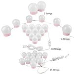 Light up Makeup Mirror Full Length Mirror with Lights LED Vanity Lights - RAPBLUE