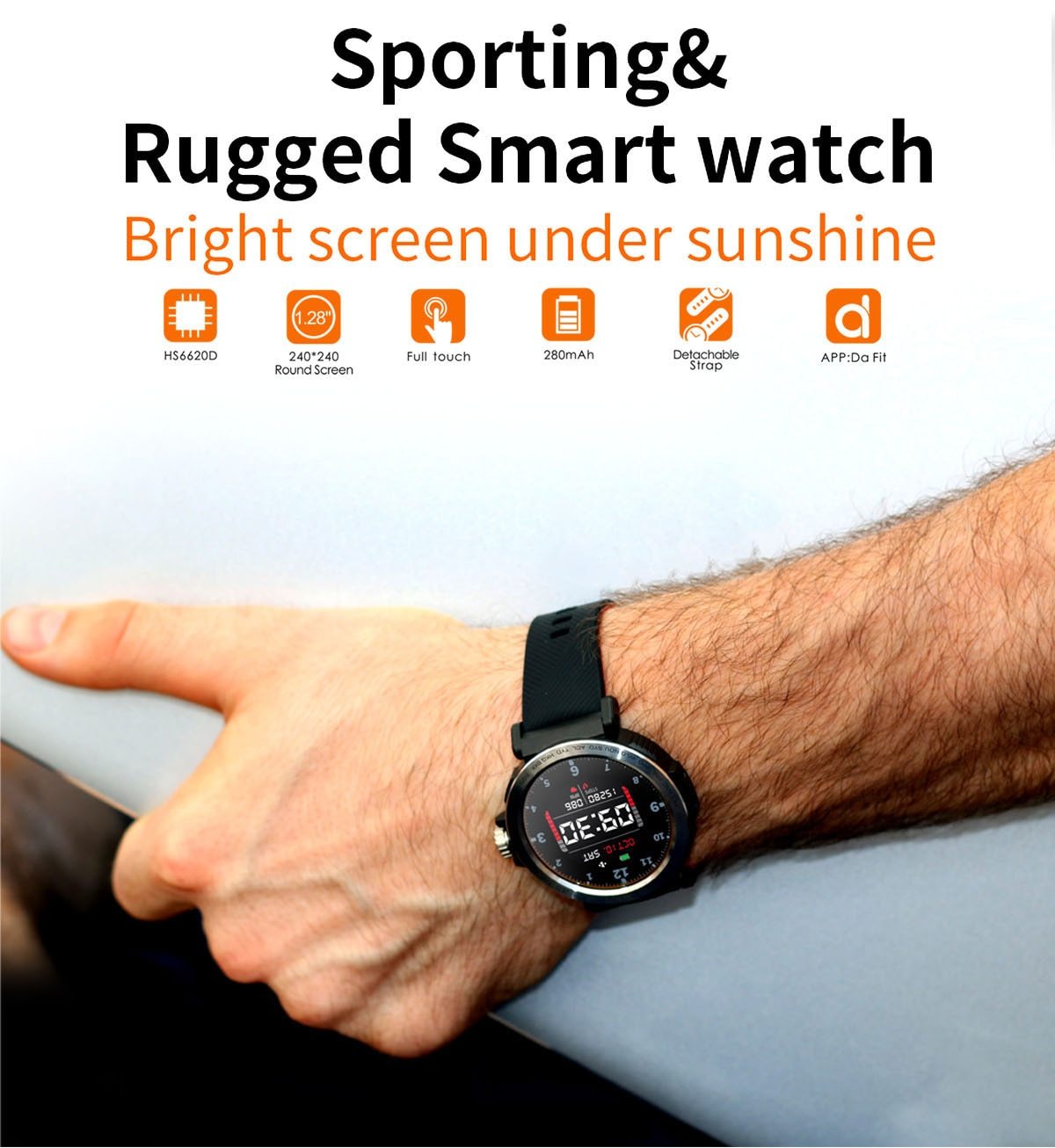 New IP68 Waterproof Sport Heart Rate Fitness Tracker Smartwatch For IOS Android Xiaomi - RAPBLUE