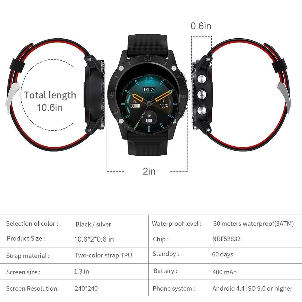 New Heart Rate Fitness Tracker Outdoor Sport Smartwatch For iPhone Android Xiaomi - RAPBLUE