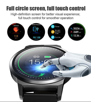 New Fitness Heart Rate Tracker Detection Water-Resistant Digital Wrist Smartwatch For iPhone Android Samsung - RAPBLUE