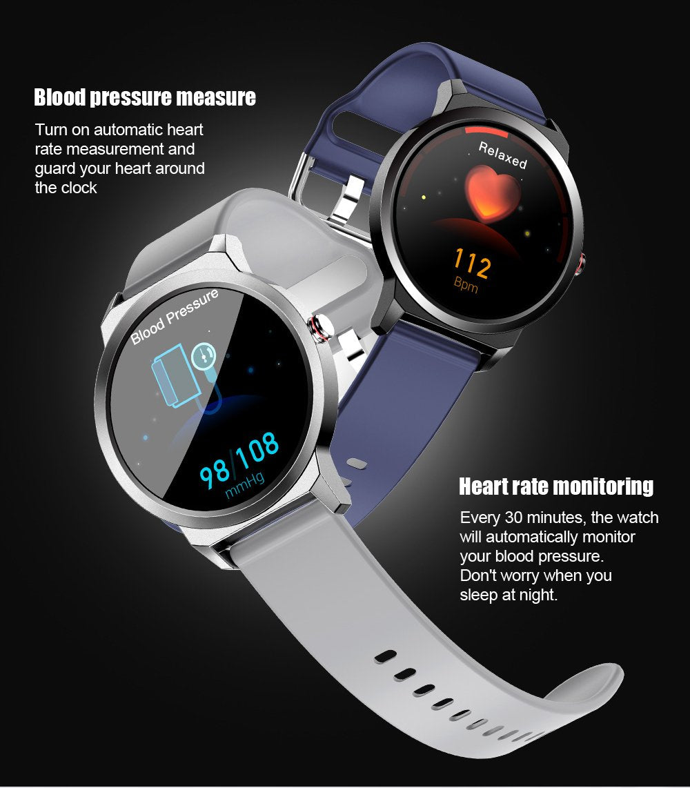 New Fitness Heart Rate Tracker Detection Water-Resistant Digital Wrist Smartwatch For iPhone Android Samsung - RAPBLUE