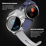 New Fitness Heart Rate Tracker Detection Water-Resistant Digital Wrist Smartwatch For iPhone Android Samsung - RAPBLUE