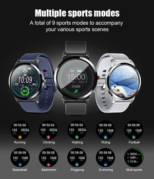 New Fitness Heart Rate Tracker Detection Water-Resistant Digital Wrist Smartwatch For iPhone Android Samsung - RAPBLUE