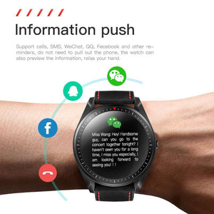 New Heart Rate Fitness Tracker 1.3'' Inch Full Touch Screen Bracelet Smart Watch - RAPBLUE