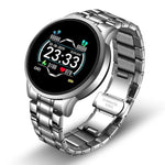 Stainless Steel Black Smart Watch for Men Android Watch UK | LK 126® - RAPBLUE