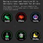 New IP67 Waterproof 1.3'' Full Touch Screen Heart Rate Fitness Tracker Sport Smartwatch - RAPBLUE