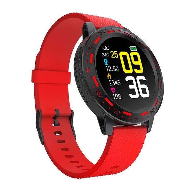 New IP67 Waterproof 1.3'' Full Touch Screen Heart Rate Fitness Tracker Sport Smartwatch - RAPBLUE