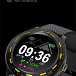 New IP67 Waterproof 1.3'' Full Touch Screen Heart Rate Fitness Tracker Sport Smartwatch - RAPBLUE