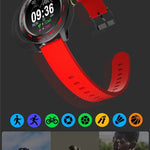 New IP67 Waterproof 1.3'' Full Touch Screen Heart Rate Fitness Tracker Sport Smartwatch - RAPBLUE