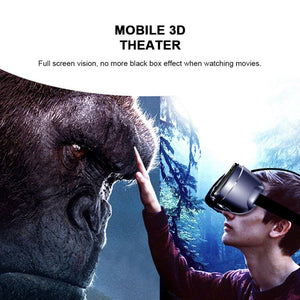 3D Virtual Glasses Virtual Reality Headset Cardboard - RAPBLUE