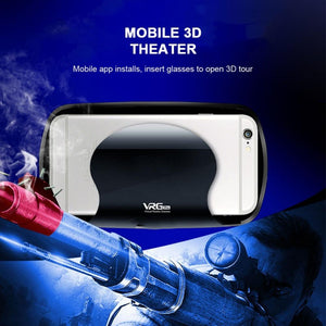 3D Virtual Glasses Virtual Reality Headset Cardboard - RAPBLUE