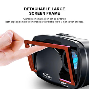 3D Virtual Glasses Virtual Reality Headset Cardboard - RAPBLUE