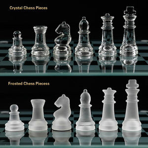 Acrylic Elegant Glass Chess Set - RAPBLUE