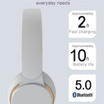 Wireless Bluetooth Headphones Over Ear Headset With Mic - RAPBLUE