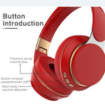 Wireless Bluetooth Headphones Over Ear Headset With Mic - RAPBLUE