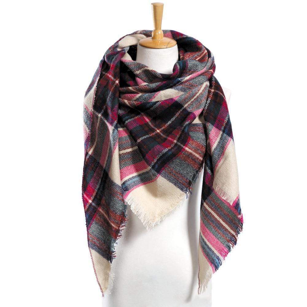 Plaid Scarf - RAPBLUE