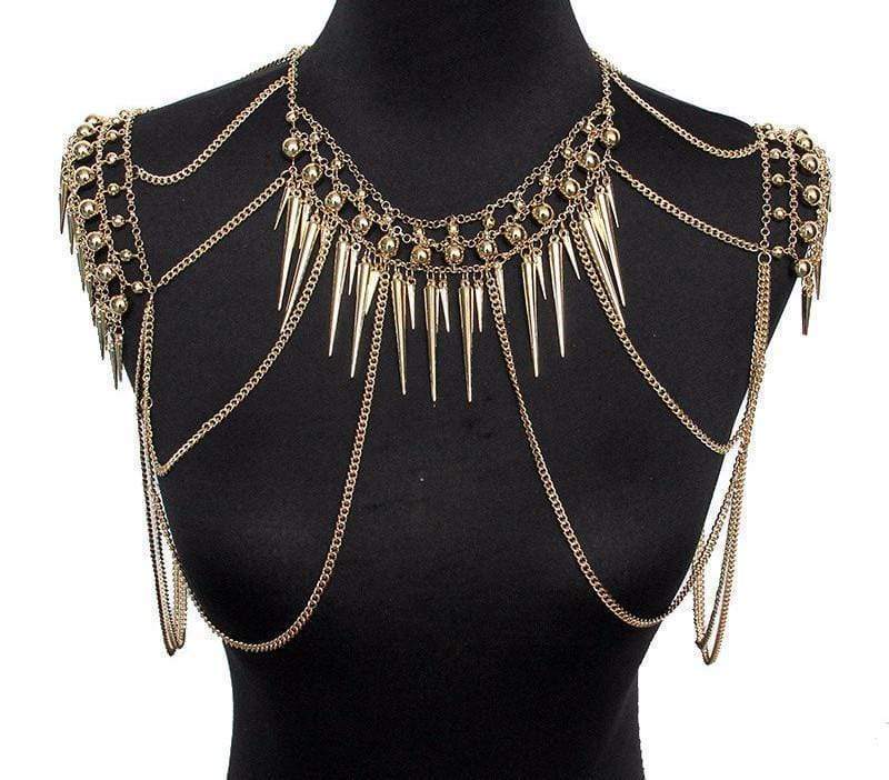 Tassel Body Chain Necklace - RAPBLUE