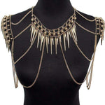 Tassel Body Chain Necklace - RAPBLUE