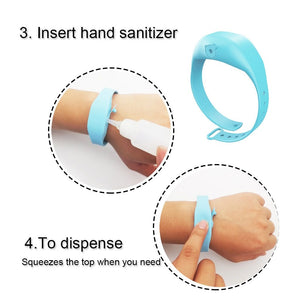 Wristband Hand Dispenser - RAPBLUE