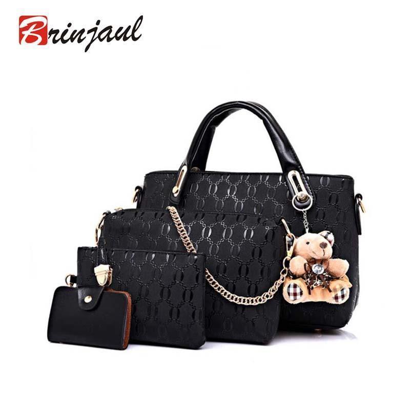 4 Piece Set Fashion Women Handbags - RAPBLUE