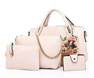 4 Piece Set Fashion Women Handbags - RAPBLUE