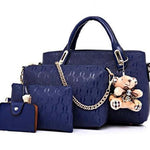 4 Piece Set Fashion Women Handbags - RAPBLUE