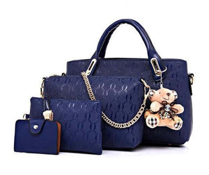 4 Piece Set Fashion Women Handbags - RAPBLUE